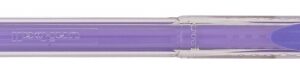 uni ball um 120ac signo angelic roller de tinta gel punta de bola 0.7mm tinta resistente al agua y luz escribe en papel negro y blanco color violeta