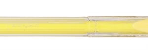 uni ball signo angelic um 120ac boligrafo de tinta gel punta de bola 0.7mm tinta resistente al agua y luz escribe en papel negro y blanco color amarillo