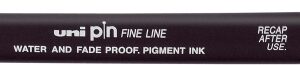 uni ball pin05 200(s) rotulador calibrado punta poliacetal 0.5mm tinta pigmentada resistente al agua y luz color negro