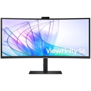 samsung viewfinity s65vc monitor 34" lcd va curvo 1000r ultrawide wqhd 100hz freesync webcam integrada respuesta 5ms angulo de vision 178º usb c, usb a, hdmi, displayport vesa 100x100mm
