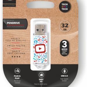 techonetech be super video dream memoria usb 2.0 32gb (pendrive)