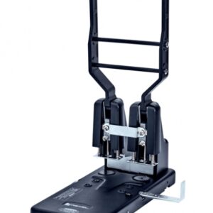 rexel hd 2300 taladro perforador para gruesos hasta 300 hojas punzones 6mm mango extralargo guia metalica con bloqueo profundidad de papel ajustable color negro