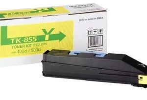 kyocera tk855 amarillo cartucho de toner original 1t02h7aeu0/tk855y
