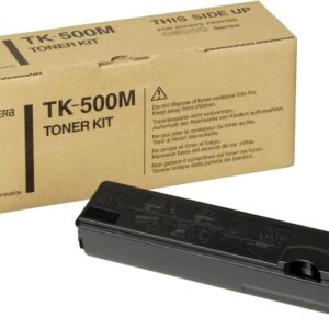 kyocera tk500m magenta cartucho de toner original 370pd4kw/tk500m