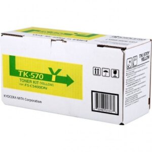 kyocera tk570y amarillo cartucho de toner original 1t02hgaeu0/tk570y