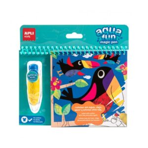 apli bloc para colorear con pincel de agua jungla ilustrado por liza lewis reutilizable sin manchas compacto y portatil estimula creatividad y psicomotricidad