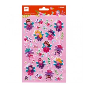apli bolsa de pegatinas de hadas acabado metalizado adhesivo permanente ideal para scrapbooking y decoracion estimula creatividad y psicomotricidad infantil