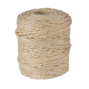 apli bobina de cuerda de sisal alta resistencia peso ligero ideal para jardineria, bricolaje y manualidades apta para contacto con alimentos color marron