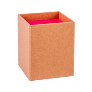 apli cubilete portalapices fluor collection acabado kraft tacto suave diseño elegante y versatil color rosa fluorescente