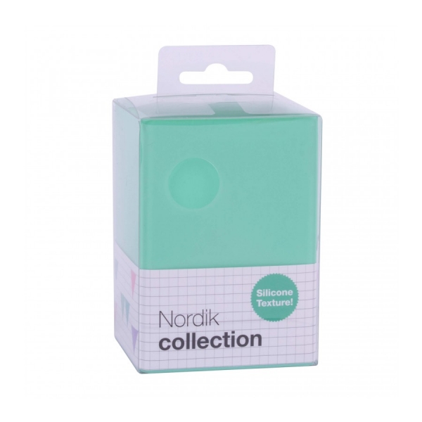 apli cubilete de silicona portalapices nordik collection tacto suave resistente y flexible facil de limpiar versatil para lapices y cosmeticos color verde esmeralda