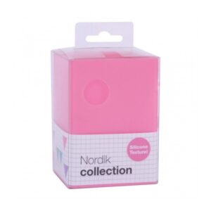 apli cubilete de silicona portalapices nordik collection tacto suave resistente y flexible facil de limpiar versatil para lapices y cosmeticos color rosa