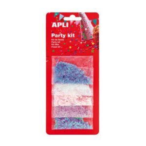 apli confeti en forma de corazones ideal para fiestas, bodas y manualidades color blanco