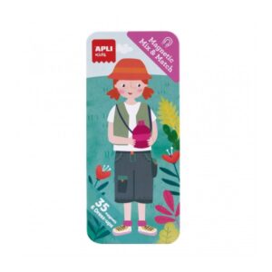 apli caja metalica de iman tropical 35 magnets fomenta observacion e imaginacion aumenta concentracion y atencion ideal para mayores de 3 años