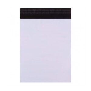 apli pack de 50 bolsas de polipropileno opacas con cierre adhesivo alta resistencia flexibles opacas para privacidad color blanco