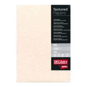 apli pack de 100 hojas de papel pergamino a4 95gr diseño en ambos lados ideal para invitaciones y manualidades compatible con impresoras y escritura manual color gris