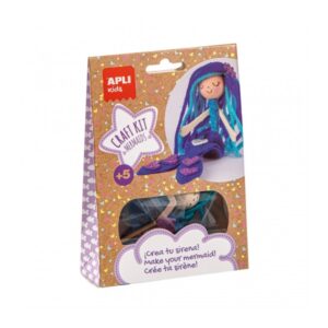 apli mini kit de manualidades sirena azul reduce el estres aumenta la autoestima mejora la memoria desarrolla la coordinacion enriquecimiento personal
