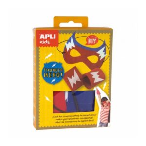 apli mini kit de manualidades para superheroes incluye 12 piezas y cuerda elastica reduce estres aumenta autoestima mejora memoria desarrolla coordinacion