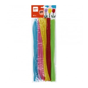 apli limpiapipas para manualidades flexibles suaves tupidos facil manipulacion estimula imaginacion y creatividad desarrolla psicomotricidad fina colores surtidos