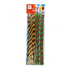 apli limpiapipas para manualidades flexibles suaves tupidos facil manipulacion estimula creatividad y psicomotricidad infantil colores surtidos