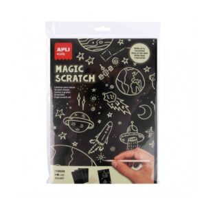 apli laminas fosforescentes magic scratch glow in the dark 8 hojas 4 palitos de madera crea y brilla en la oscuridad uso en hogar y escuelas