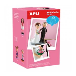 apli kit de manualidades fofucha novios todo incluido instrucciones visuales nivel avanzado