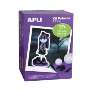 apli kit de manualidades fofucha monster todo incluido instrucciones visuales nivel medio ideal para actividades guiadas