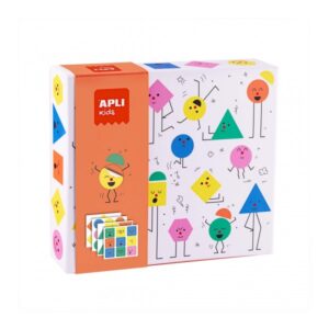 apli juegos de gomets geometricos emociones didactico removibles incluye laminas y ejemplos estimula psicomotricidad y pensamiento matematico recomendado desde 3 años