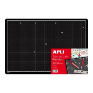 apli tabla de corte pvc a3 antideslizante auto cicatrizante impresion en gris calidad superior ultrarresistente precision total color negro