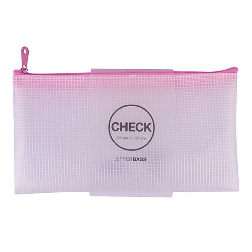 apli sobres porta todo nordik collection suaves portatiles resistentes duraderos translucidos cierre de cremallera rosa pastel