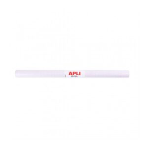 apli rollo de polipropileno transparente 1.5x0.33m adhesivo reposicionable sistema easy peel cuadricula de precision alta resistencia a arañazos y roturas no amarillea