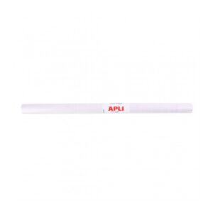 apli rollo de polipropileno transparente 1.5x0.50m adhesivo reposicionable sistema easy peel cuadricula de precision alta resistencia a arañazos y roturas no amarillea