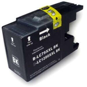 brother lc1280xl negro cartucho de tinta generico reemplaza lc1280xlbk
