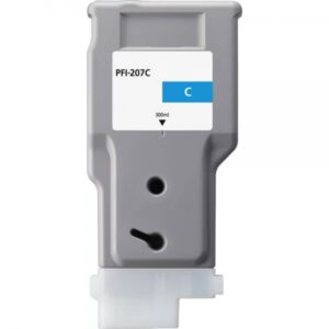 canon pfi207 cyan cartucho de tinta generico reemplaza pfi207c/8790b001