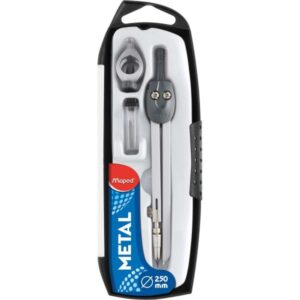 maped start metal compas con brazo articulado incluye adaptador y minas de repuesto