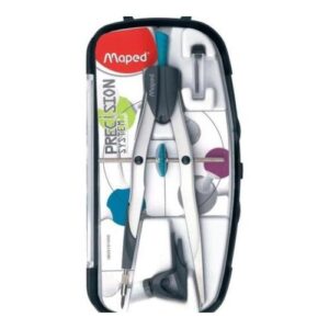 maped precision system compas con bigotera gigante incluye adaptador y estuche de minas