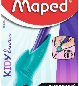maped kidy lern pack de 10 guias de lapiz para dedos modelo tiburon guia extraible apta para la mayoria de lapices para alumnos de 3 a 7 años