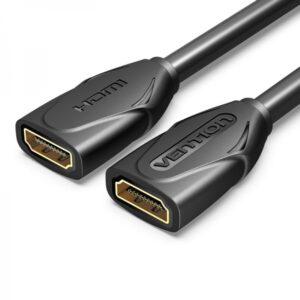 vention cable alargador hdmi hembra a hdmi hembra 4k 2.0 0.50m color negro