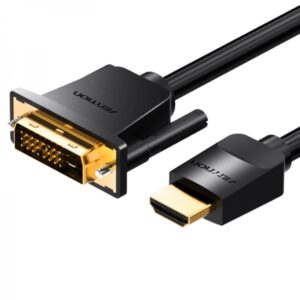 vention conversor dvi macho a hdmi macho 3m color negro
