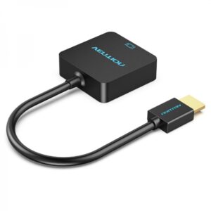 vention conversor hdmi macho a vga hembra 0.15m color negro