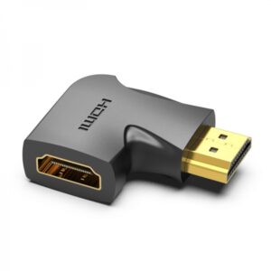 vention adaptador hdmi macho a hdmi hembra 4k 90º color negro