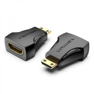 vention adaptador mini hdmi macho a hdmi hembra color negro