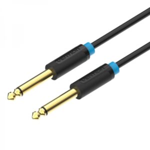 vention cable estereo jack 6.5 macho a jack 6.5 macho 1m color negro