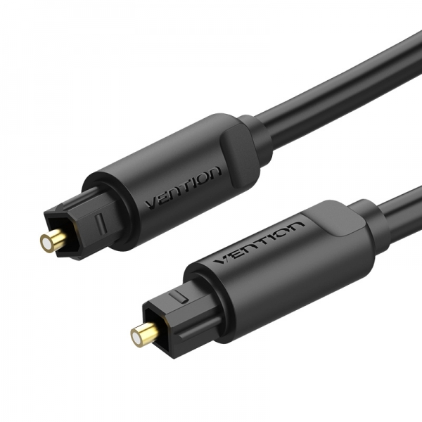 vention cable de audio de fibra optica 2m color negro