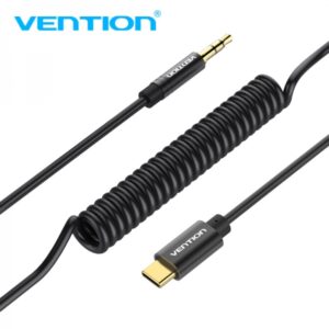 vention conversor audio usb c a jack 3.5 macho 1m color negro