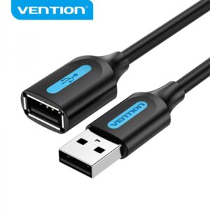 vention cable alargador usb 2.0 macho a usb hembra 1.5m color negro