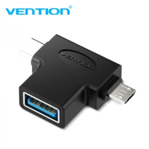 vention adaptador usb 3.0 usb c macho a microusb macho color negro