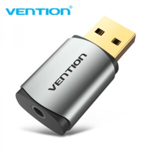 vention tarjeta de sonido 2.1 color gris
