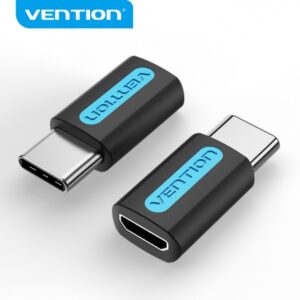 vention adaptador usb c macho a microusb hembra color negro