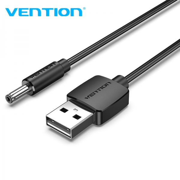 vention conversor usb macho a dc 3.5mm macho 1.5m color negro