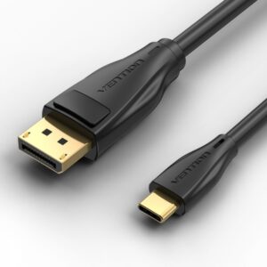 vention cable conversor usb c macho a displayport macho 2m color negro